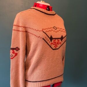 Vintage Aztec Sweater